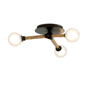 Troy Nomad 3 Light Ceiling Light in Classic Bronze