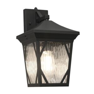 Campton 1-Light Outdoor Lantern in Black
