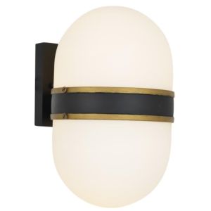 Brian Patrick Flynn for Capsule Outdoor Wall Light in Black And Gold