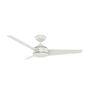 Hunter Trimaran 52 Inch Indoor/Outdoor Ceiling Fan in Fresh White