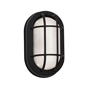 Cape LED Outdoor Wall Sconce in Black