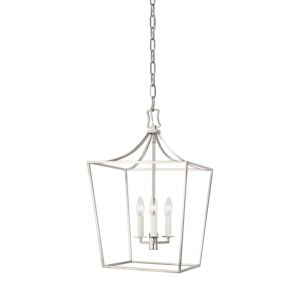 Visual Comfort Studio Southold 3-Light Chandelier in Polished Nickel by Chapman & Myers