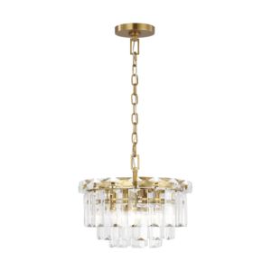 Arden 4 Light Chandelier in Burnished Brass by Chapman & Myers