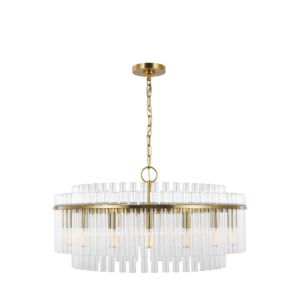 Beckett 16 Light Chandelier in Burnished Brass by Chapman & Myers