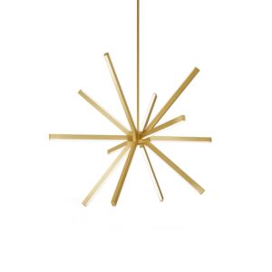 Sirius LED Chandelier in Brushed Gold