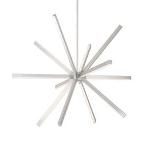  Sirius LED Contemporary Chandelier in Nickel