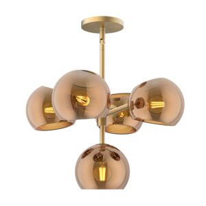 Willow 5-Light Chandelier in Brushed Gold