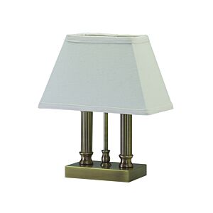 Coach 1-Light Table Lamp in Antique Brass