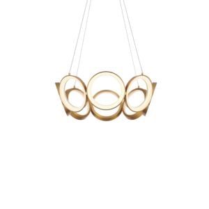 Kuzco Oros LED Contemporary Chandelier in Brass
