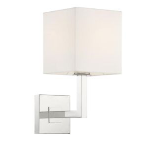 Crystorama Chatham 14 Inch Wall Sconce in Polished Nickel