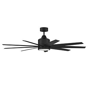 Craftmade Champion Outdoor Ceiling Fan in Flat Black