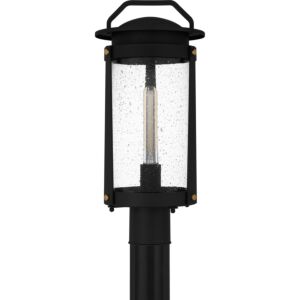 Clifton 1-Light Outdoor Lantern in Earth Black