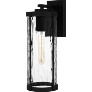Culpo 1-Light Outdoor Lantern in Matte Black
