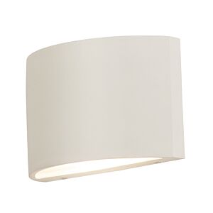 Colton LED Outdoor Wall Sconce in White