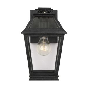 Visual Comfort Studio Falmouth Outdoor Wall Light in Dark Weathered Zinc by Chapman & Myers