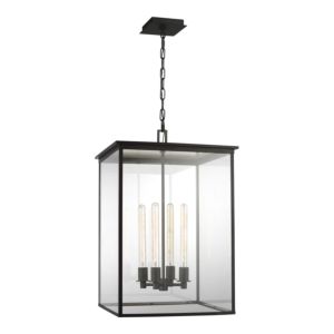 Freeport 4 Light Outdoor Hanging Light in Heritage Copper by Chapman & Myers