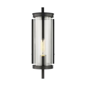 Eastham 1-Light Wall Lantern in Textured Black