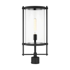 Eastham 1-Light Outdoor Post Lantern in Textured Black