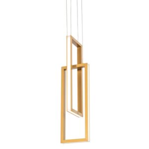 Cole LED Pendant in Gold