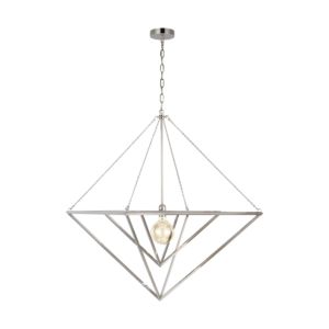Carat Pendant Light in Polished Nickel by Chapman & Myers