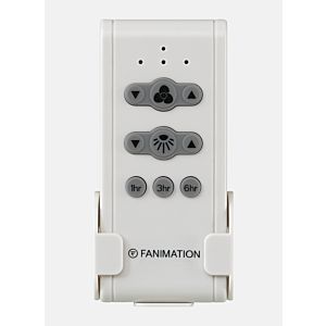 Fanimation Ceiling Fan Control Gray White/Black