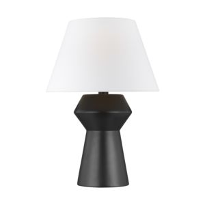 Visual Comfort Studio Abaco Table Lamp in Coal And Aged Iron by Chapman & Myers