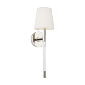 Visual Comfort Studio Hanover Wall Sconce in Polished Nickel by Chapman & Myers