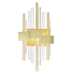 CWI Millipede 7 in LED Satin Gold Wall Sconce