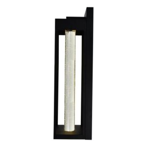 CWI Rochester LED Integrated Black Outdoor Wall Light