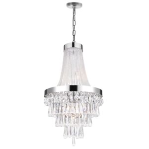 CWI Vast 7 Light Chandelier With Chrome Finish