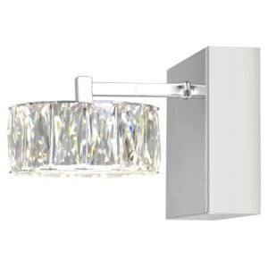CWI Milan LED Bathroom Sconce With Chrome Finish