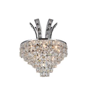 CWI Chique 3 Light Wall Sconce With Chrome Finish