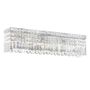 CWI Colosseum 6 Light Vanity Light With Chrome Finish