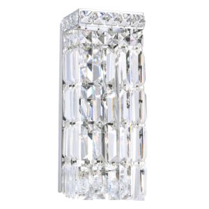 CWI Colosseum 2 Light Bathroom Sconce With Chrome Finish