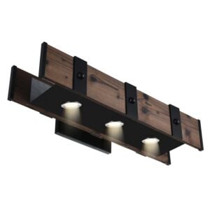 CWI Pago Vanity Light With Black Finish