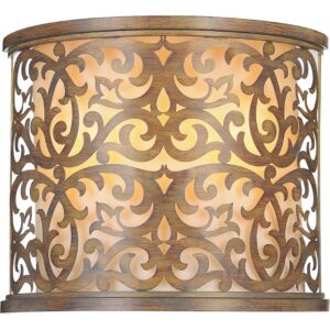 CWI Nicole 2 Light Wall Sconce With Brushed Chocolate Finish