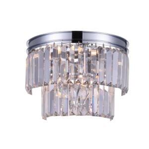 CWI Weiss 4 Light Wall Sconce With Chrome Finish