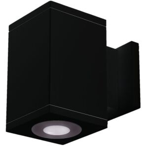 Cube Arch 2-Light LED Wall Sconce in Black