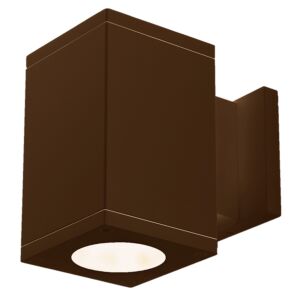 Cube Arch 1-Light LED Wall Sconce in Bronze