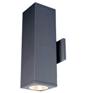 Cube Arch 1-Light LED Wall Sconce in Graphite