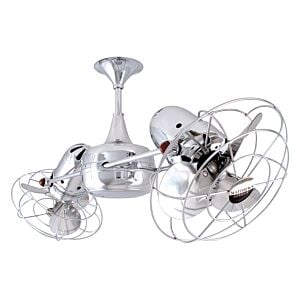 Duplo-Dinamico 36 39" Ceiling Fan in Polished Chrome