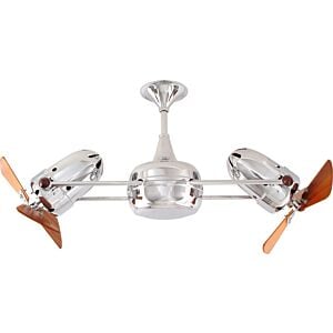 Duplo-Dinamico 36" Ceiling Fan in Polished Chrome