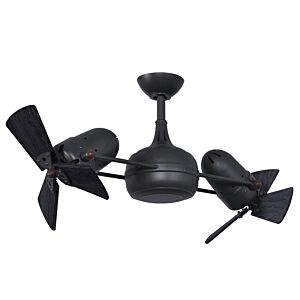 Dagny 3-Speed AC 38" Ceiling Fan in Matte Black with Matte Black blades