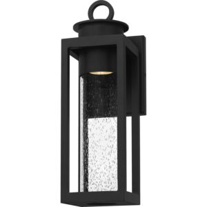 Donegal 1-Light Outdoor Wall Mount in Matte Black