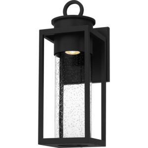 Donegal 1-Light Outdoor Wall Mount in Matte Black