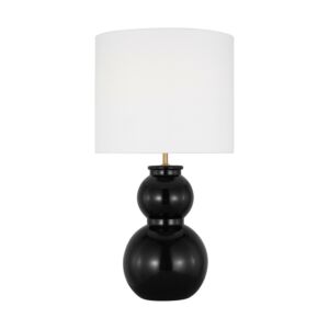 Buckley 1-Light Table Lamp in Gloss Black