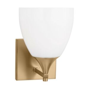 Toffino 1-Light Wall Sconce in Satin Brass