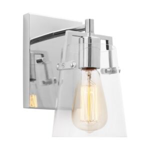Crofton 1-Light Wall Sconce in Chrome