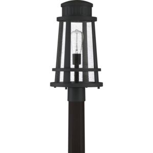 Dunham 1-Light Outdoor Lantern in Earth Black