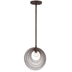Doral 1-Light Pendant in Forged Bronze